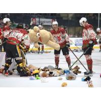 Wheeling Nailers Celebrate Win On Teddy Bear Toss Night