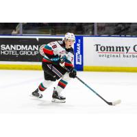 Kelowna Rockets' Andrew Cristall in action