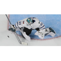 Wichita Thunder goaltender Strauss Mann