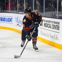 Knoxville Ice Bears' Jagger Williamson In Action