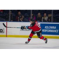 Kelowna Rockets' Grady Lenton in action