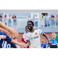 Pittsburgh Riverhounds SC midfielder Kenardo Forbes