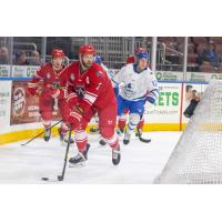 Allen Americans' Colton Hargrove in action