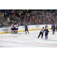 Rapid City Rush and Tulsa Oilers on game night