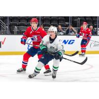 Forward Ty Hurley with the Seattle Thunderbirds