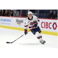 Forward Easton Armstrong with the Regina Pats