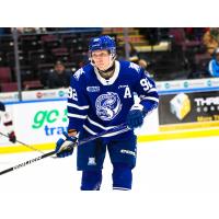 Owen Beck with the Mississauga Steelheads