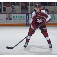 Peterborough Petes' Gavin White in action