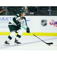 Former Everett Silvertips player, Olen Zellweger, in action