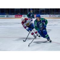 Forward Raphael Pelletier with the Swift Current Broncos