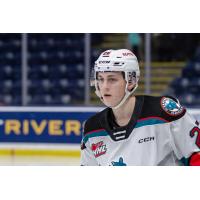 Defenseman Jackson Romeril with the Kelowna Rockets