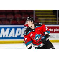 Defenseman Jackson Romeril with the Kelowna Rockets