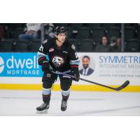 Defenceman Nicholas Andrusiak with the Portland Winterhawks