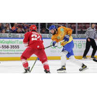 Allen Americans' Dalton Skelly in action