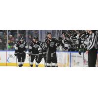 Ontario Reign celebrates win