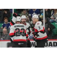 Belleville Senators' Cole Reinhardt, Jack Dougherty And Dillon Heatherington On Game Night