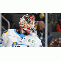 Toledo Walleye goaltender Sebastian Cossa