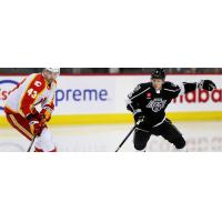 Calgary Wranglers' Adam Klapka And Ontario Reign's Kim Nousiainen On Game Night