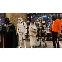 Fans on Roadrunners' Star Wars Night