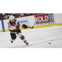 Tucson Roadrunners' Victor Soderstrom in action