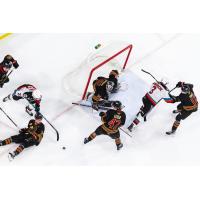 Vancouver Giants battle the Kelowna Rockets