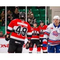 Belleville Senators' Scott Sabourin on game night