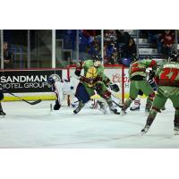 Vancouver Giants battle the Tri City Americans