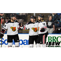 Indy Fuel's Cam Bakker, Spencer Watson and Bryan Lemos