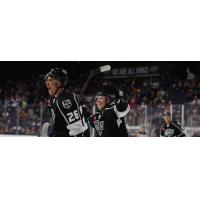 Ontario Reign's Andre Lee celebrates win