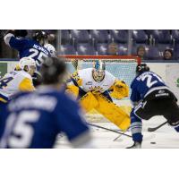 Saskatoon Blades' Ethan Chadwick on game night