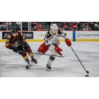 Grand Rapids Griffins right wing Alex Chiasson vs. the Chicago Wolves