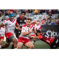 Utah Warriors in action against the San Diego Legion