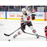 Rockford IceHogs defenseman Alec Regula