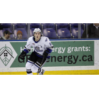 Victoria Royals' Kalem Parker on game night