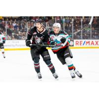 Red Deer Rebels and Lava Rocket on game night