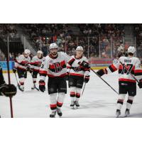 Belleville Senators exit the ice