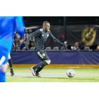 Pittsburgh Riverhounds SC midfielder Junior Etou