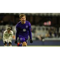 Louisville City FC celebrates a goal