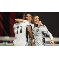 San Jose Earthquakes celebrate a goal by Jeremy Ebobisse