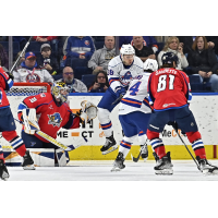 Springfield Thunderbirds goaltender vs. the Bridgeport Islanders