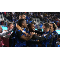 San Jose Earthquakes react after a win