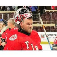 Goaltender Justin Gortman on Guns and Hoses Night