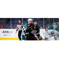 Ontario Reign's Tyrell Goulbourne	in action