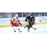 Grand Rapids Griffins forward Kirill Tyutyayev (left)