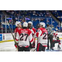 Cincinnati Cyclones' Patrick Polino and Louie Caporusso on game night