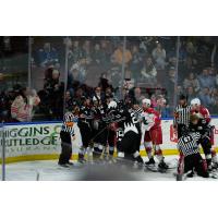 Allen Americans battle the Idaho Steelheads