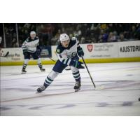 Forward Keltie Jeri-Leon with the Maine Mariners