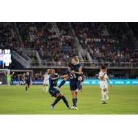 Washington Spirit celebrates a goal