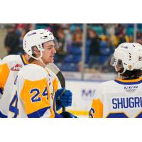 Saskatoon Blades' Tanner Molendyk on game night