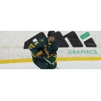 Defenseman Joe Leahy with the University of Vermont